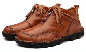 Kaaum High Quality Genuine Leather Men Boots