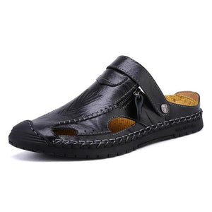 Men's Genuine Leather Soft Breathable Sandals