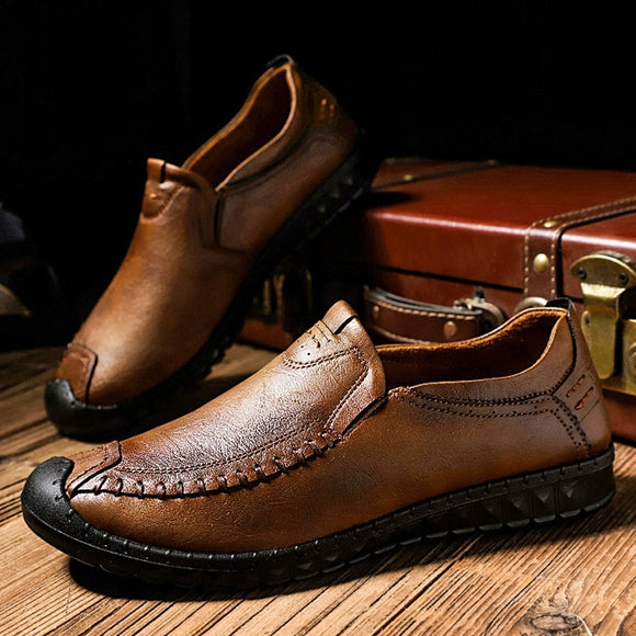 Men's Shoes - 2019 Soft Comfortable Quality Split Leather Shoes