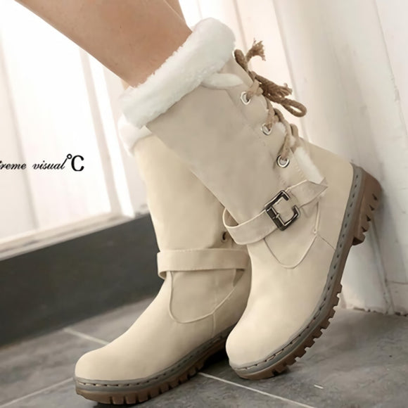 Shoes - Women's Keep Warm Thick Fur Waterproof Snow Boots (Buy 2 Get 10% OFF, 3 Get 15% OFF)