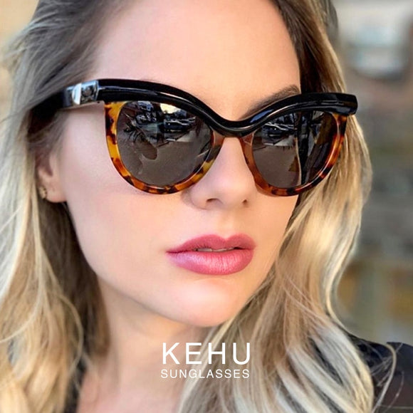 Sunglasses - Women's Chic Fashion Cat Eye Sunglasses
