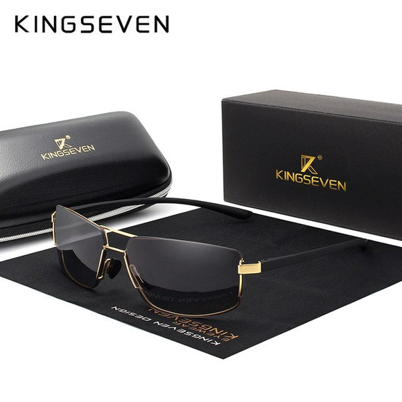 Sunglasses - Brand Design Men Driving Square Frame Polarized Sunglasses