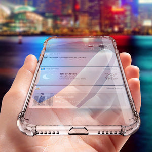Phone Accessories - Luxury Clear Shockproof Soft Silicone Transparent Case For iPhone
