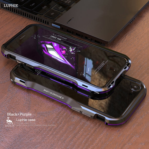 Kaaum Bumper 3D 360 Protective Metal Bumper Case For iPhone