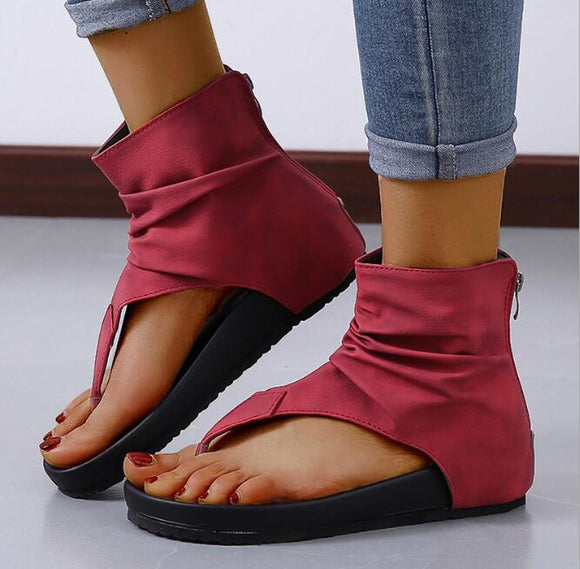 Kaaum Ladies Clip Toe Gladiator Sandals