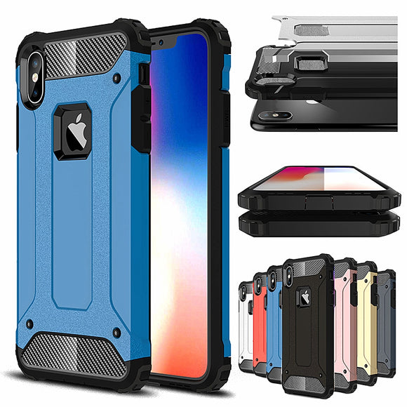 Luxury Armor Shockproof Case For iPhone X XR XS Max