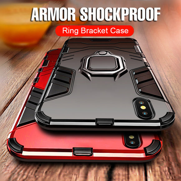 2020 Luxury Armor Shockproof Ring Bracket Case For iPhone 11 11 PRO 11 PRO MAX X XR XS Max 8 7 PLUS