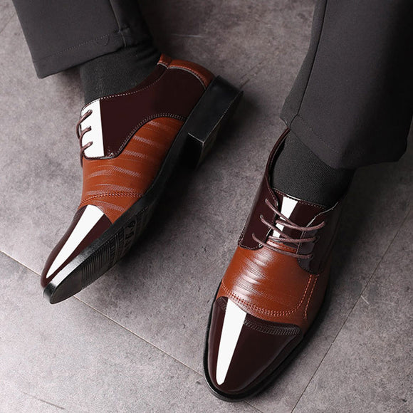 Luxury Business Oxford Leather Shoes Men Breathable Rubber Formal Dress Shoes(Buy 2 Get 10% OFF, 3 Get 20% OFF)