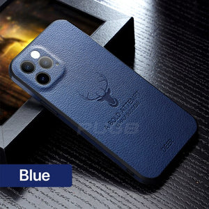 Luxury Leather Texture Case For iPhone