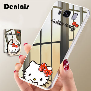Phone Case - Ultra Thin Clear Mirror Cute Case For Samsung Galaxy S9 S8 Note8
