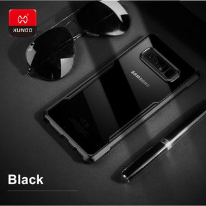 Phone Accessories - Silicone 360 Degree Full Shockproof Cover Luxury Transparent Shell Back Case For Samsung Galaxy Series