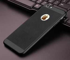 Luxury Ultra Slim Shockproof Hollow Heat Dissipation Cases For iPhone