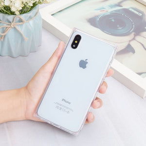 Phone Case - Ultra Thin Anti-knock Transparent Full Case for iPhone X 10 8 Plus