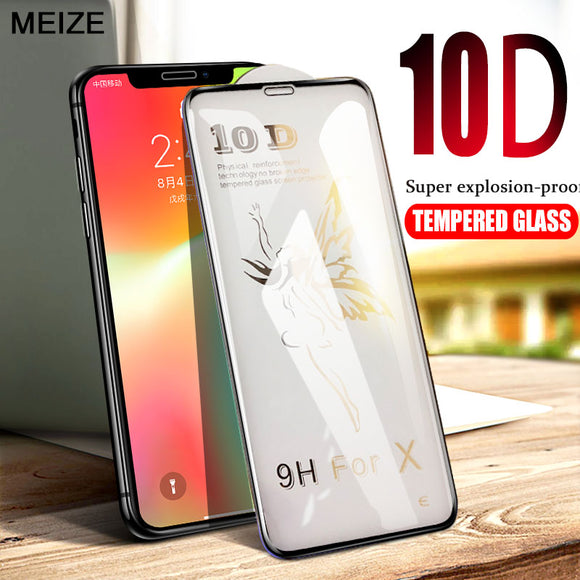 Phone Accessories - 10D Advanced Tempered Glass Screen Protection Film For iPhone