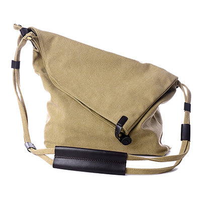 Bags - Women Canvas Messenger Bag Real Leather Vintage Shoulder Bag (Buy 2 for 10% off Buy 3 for 15% off!)