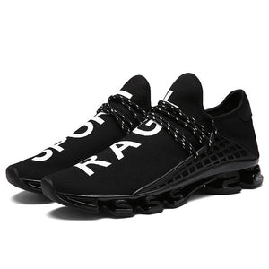 Shoes - Fashion Sport Jogging Trainers Breathable Black White Lover's Walking Shoes
