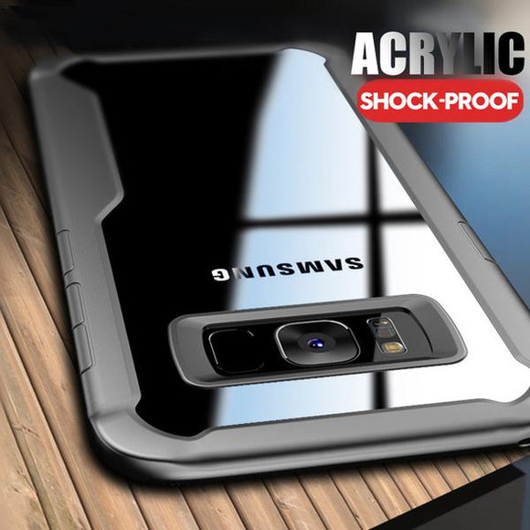 Phone Accessories - Transparent Armor Shockproof Case Samsung Galaxy S9 S8 Plus Note 8 9
