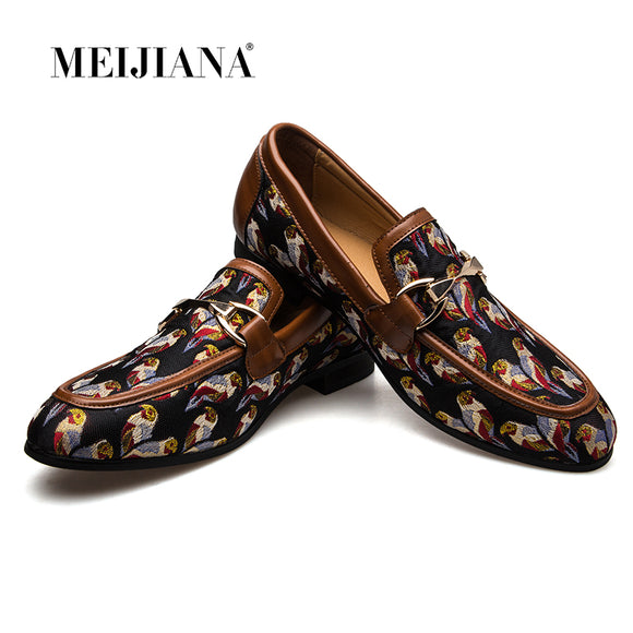 Men Quality Split Flats Leather Loafers Shoes