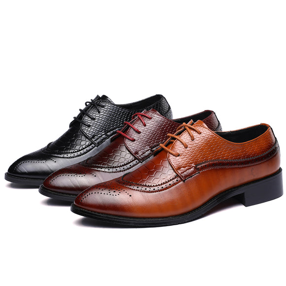 Shoes - Men Business Leather Formal Shoes
