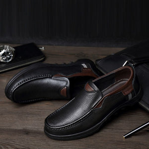 Shoes - 2019 Plus Size Top Men Genuine Leather Flat Comfy Shoes