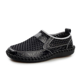 Men's Shoes - Fashion Mesh Casual Breathable Lightweight Slip-On Shoes