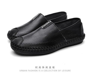2019 New Men Handmade Leather Moccasin Loafers