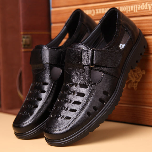 Kaaum New Arrival Men Fashion Leather Sandals Dress shoes
