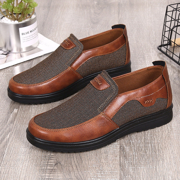 Men's Shoes - Men's Canvas Breathable Loafers Slip-on Footwear