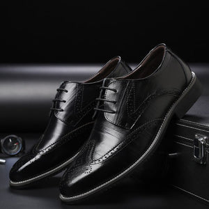 Shoes - Pointed Toe Men's Brogue Shoes