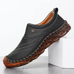 Kaaum Vintage Leather Casual Men's Loafers