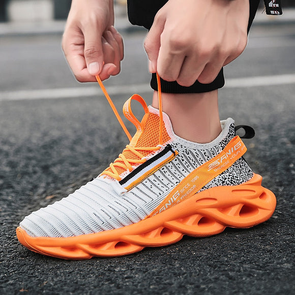 Men Casual Breathable Mesh Lightweight Sneakers