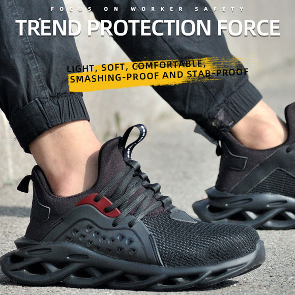 Men's Steel Toe Work Safety Shoes