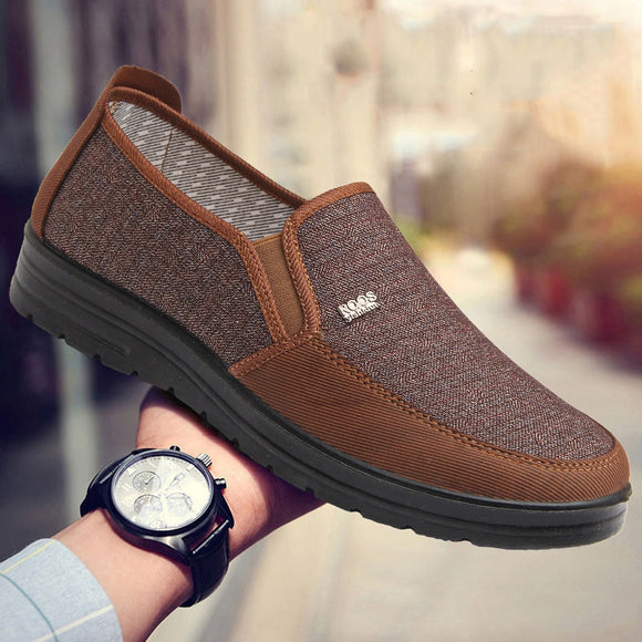 Kaaum Men Comfortable Loafers Vintage Shoes