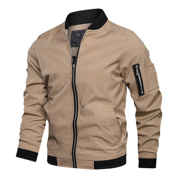 Mens jackets and coats Men's bomber jacket(BUY 2 GOT 10% OFF, 3 GOT 15% OFF）