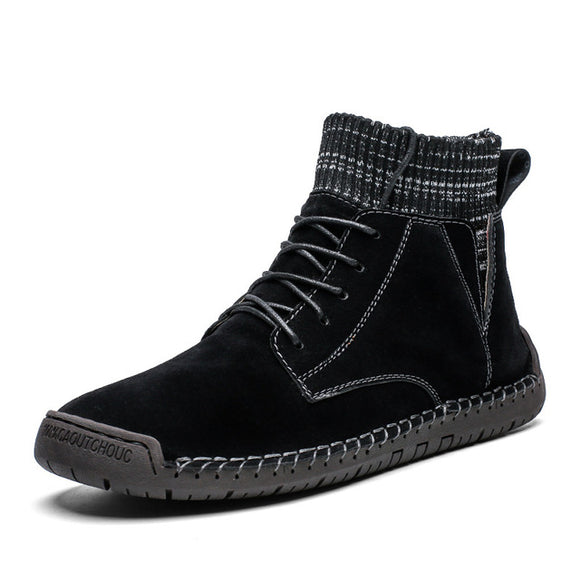 Kaaum- Men's Cow Suede Ankle Boots