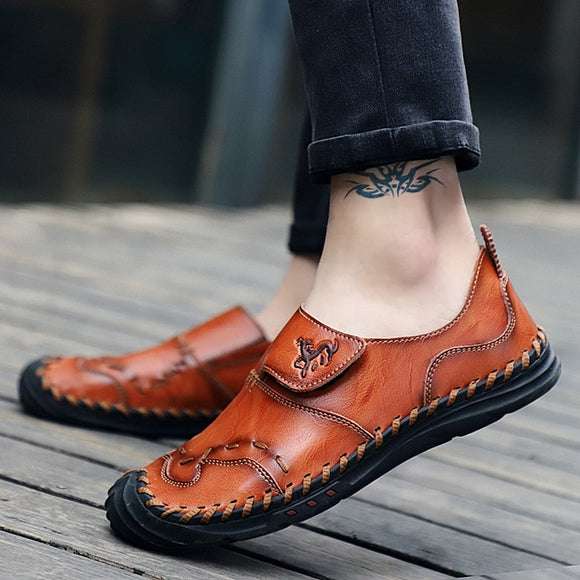 2020 Spring Genuine Leather Men's Casual Shoes