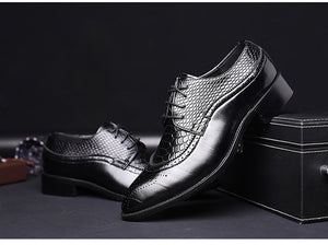 Shoes - Men Pointed Dress Shoe Oxfords Shoes