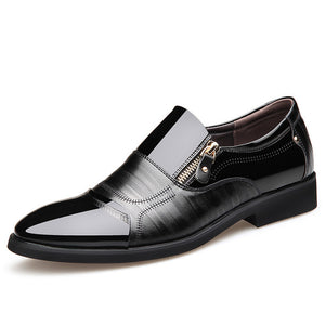 Kaaum Fashion Men's Oxford Zip Casual Business Shoes