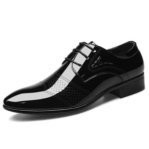 Kaaum Men's New Classic Lace-Up Breathable Business Shoes