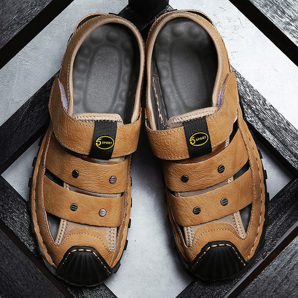 Men's Summer Soft Sole Comfortable Leather Sandals