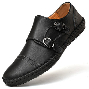 Men Fashion Buckle Business Casual Shoes