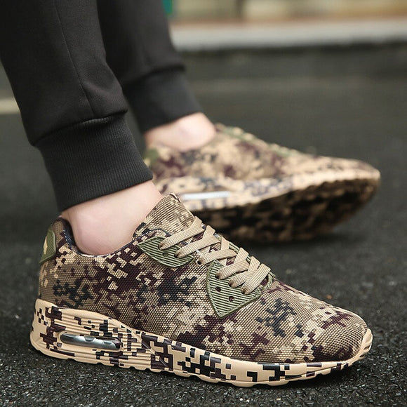 Super New Men Casual Canvas Camouflage Star Style Male Shoes