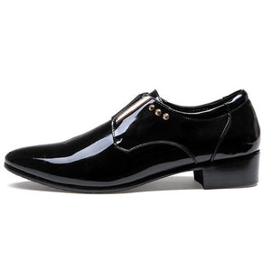 Kaaum Men's Oxford Black Brown Breathable Formal Shoes