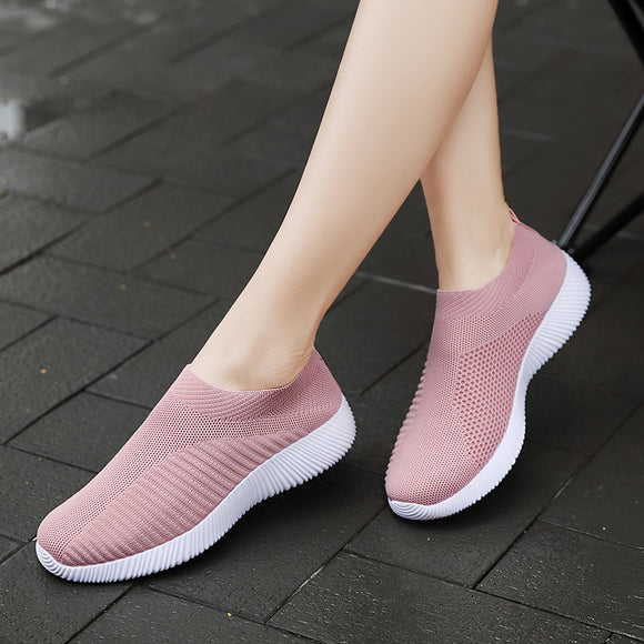Kaaum-2020 Women Sneakers Vulcanized Shoes Sock Sneakers