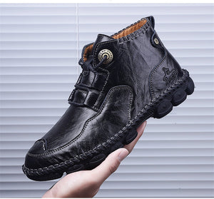 Kaaum Autumn Winter Men's Genuine Leather Boots (Extra Buy 2 Get 10% OFF, 3 Get 15% OFF)