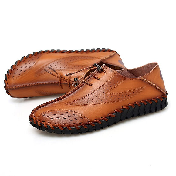 Fashion Men Leather Boat Shoes Loafers