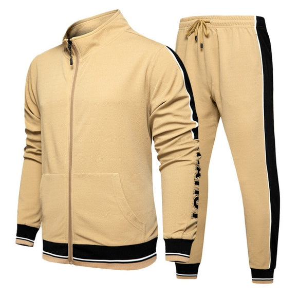 New Casual Men's Hooded Running Suits