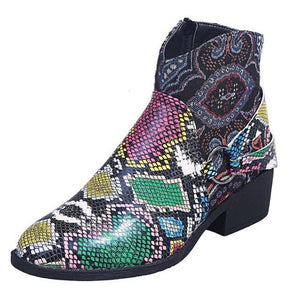 Kaaum New Fashion Women's Leather High Heel Boots