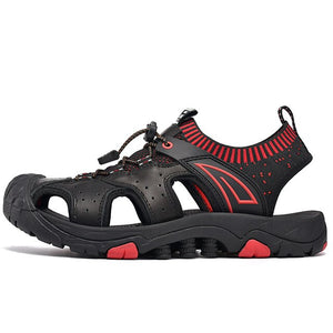 Men's Leather Mesh Summer Soft Comfortable Beach Sandals(Buy 2 Get 5% OFF, 3 Get 10% OFF, 4 Get 20% OFF)