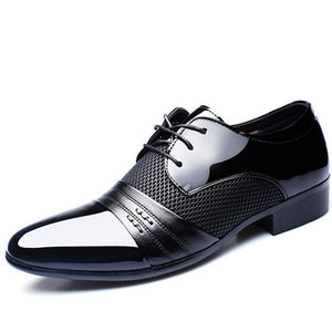 Men Leather Shoes Oxford Men's Dress Shoes